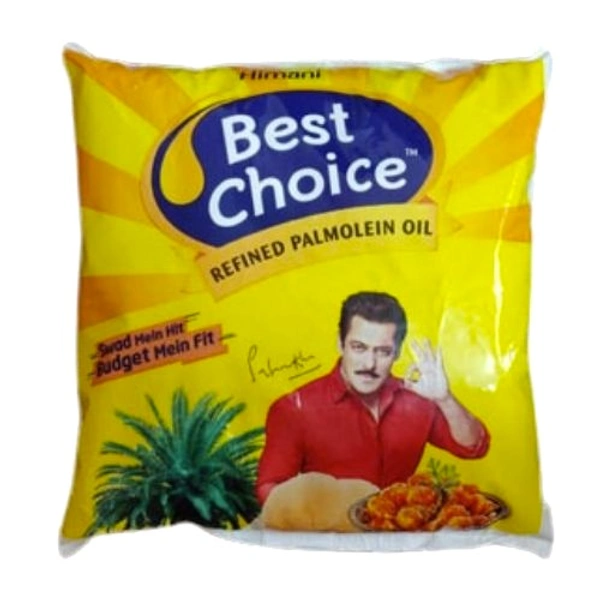 Best Choice Refined Palmolein Oil 425 gm × 20 Pouch