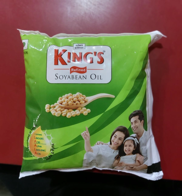 King Refined Soyabean Oil 500 ml × 24 Pouch