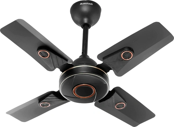 Longway Maxotech Energise 50W Brown 4 Blade Ultra High Speed Ceiling Fan, Sweep: 600 mm, with 2 Years Warranty - Brown