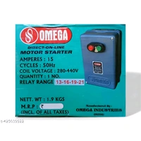 Omega Three Phase Dol Motor Starter Dol For Three Phase Motor Controller - 13-21A