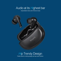 FINGERS Go-Hi-3 True Wireless Earbuds (17.5 hours Playtime | In-built Mic with Surround Noise Cancellation (SNC) Technology| Immersive Bass | IPX4 Sweat Resistant | Type-C Fast Charging | Voice Assistant)