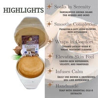 Tunas Sandal Soap | Brightens Skin | Smooth Texture |