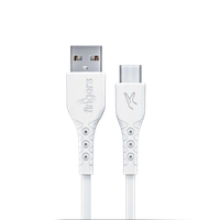 FINGERS FMC-TypeC-09 Mobile Cable with Fast Charging (up to 3.0 A) and Data Transfer