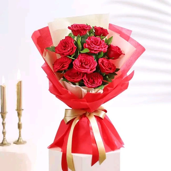 Red Roses Bouquet 