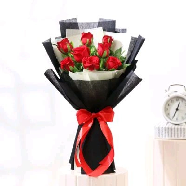 Red Bouquet Black 