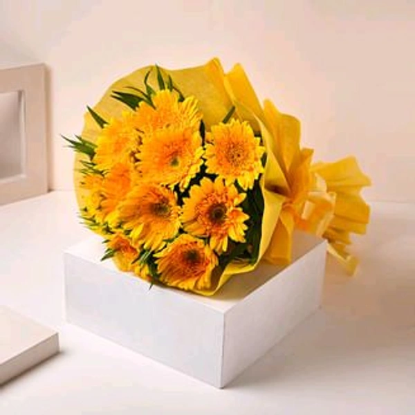 Yellow Gerbera Bouquet 