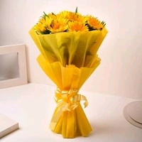 Yellow Gerbera Bouquet 