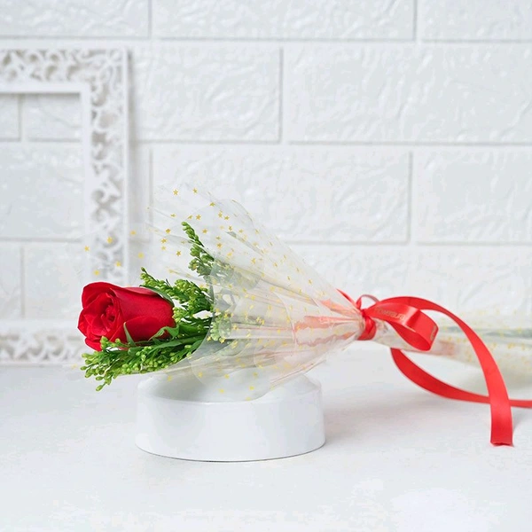 Single Red Rose 