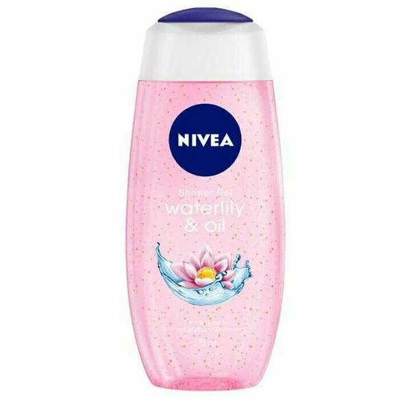 NIVEA Shower Gel, Water Lily & Oil Body Wash, Women, 250ml