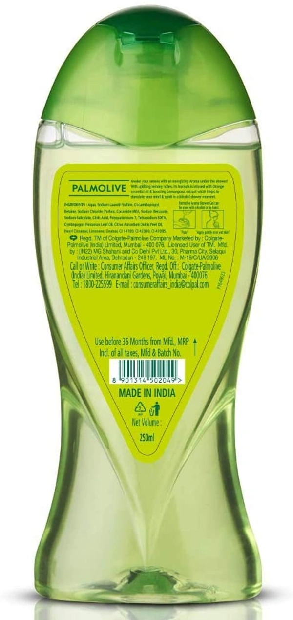 Palmolive Aroma Morning Tonic Body Wash, 250ml Bottle