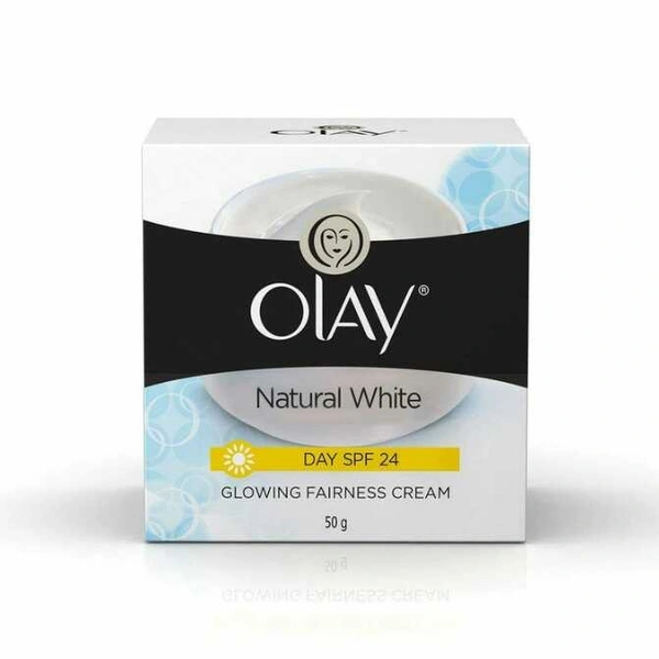 Olay Natural White 7 in 1 Glowing Fairness Day Cream SPF 24, 50g
