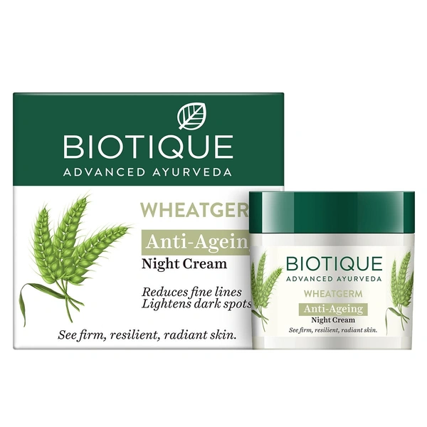 Biotique Wheatgerm Anti-Ageing Night Cream 50gm