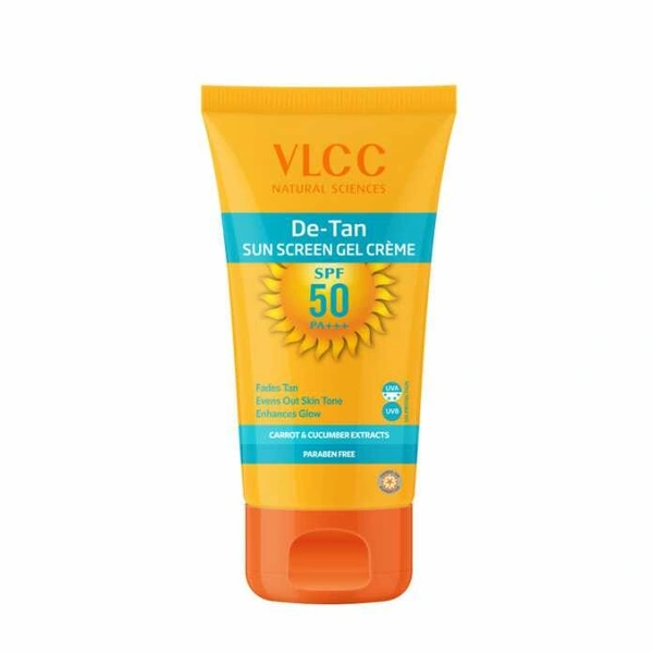 VLCC De Tan Sunscreen Gel Creme, SPF 50, 100g