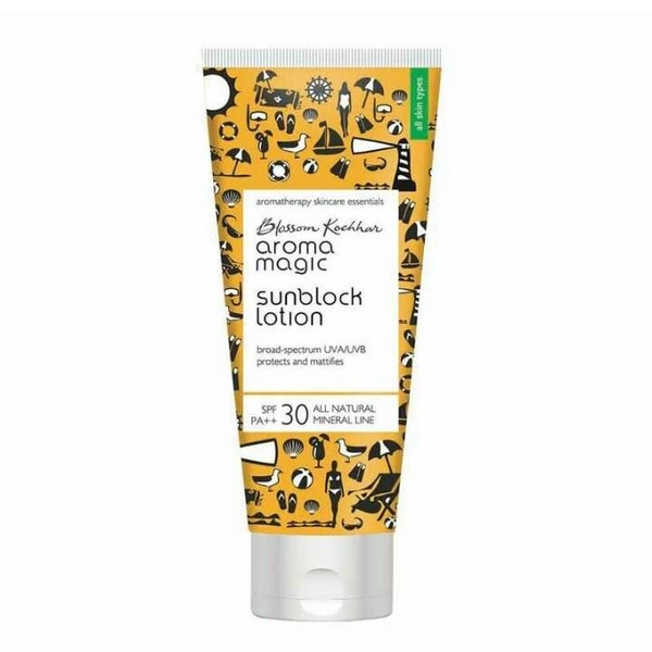 Aroma Magic Sunscreen Sun Block Lotion, SPF 30, 100gm