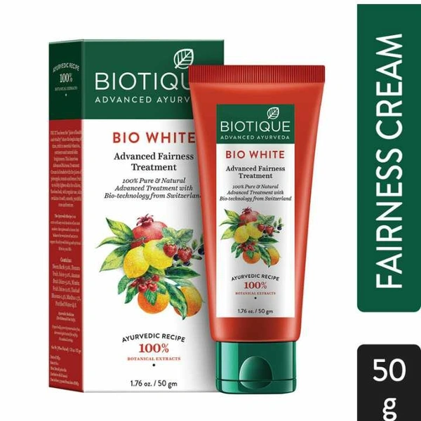 Biotique Bio White Advanced Fairness Treatment Cream, 50g