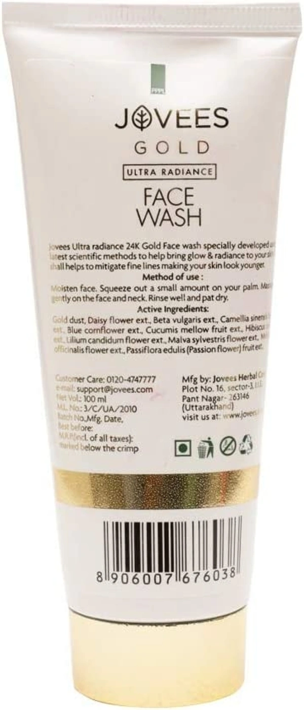 Jovees Gold Face Wash, 100ml