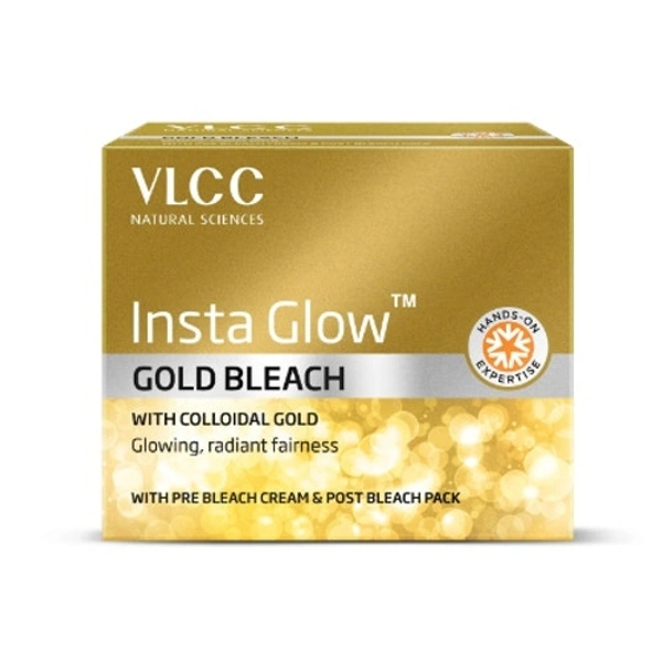 Vlcc Insta Glow Gold Face Bleach 30g