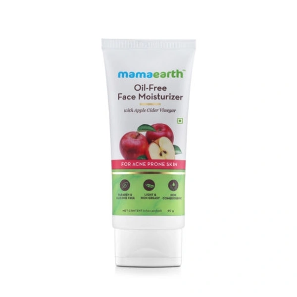 Mamaearth Oil Free Moisturizer  Mamaearth Oil Free Face Moisturizer With Apple Cider Vinegar For Acne Prone Skin (80gm)