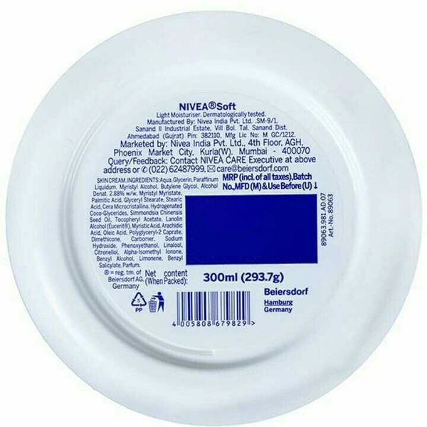 Nivea Soft Light Moisture Cream , 300ml