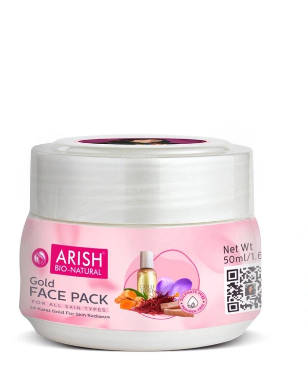 Arish GOLD FACE PACK- 50 ML