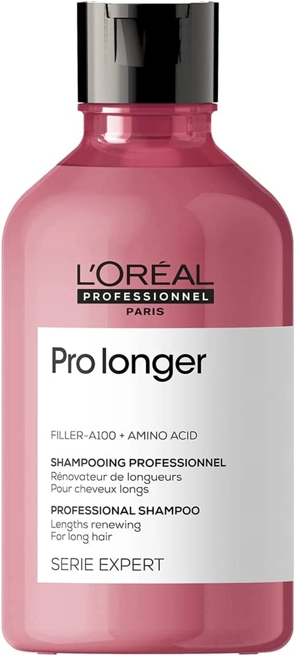 Loreal Professionnel Pro Longer Shampoo for Long Hair with Thinned Ends, With Filler-A100 and Amino Acid, Serie Expert, 300 ml Loreal Professionnel Pro Longer Shampoo , 300 ml