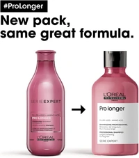 Loreal Professionnel Pro Longer Shampoo for Long Hair with Thinned Ends, With Filler-A100 and Amino Acid, Serie Expert, 300 ml Loreal Professionnel Pro Longer Shampoo , 300 ml