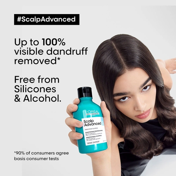 Loreal Professionnel Scalp Advanced Anti-Dandruff Dermo-Clarifier Shampoo - Formerly Instant Clear  Loreal Professionnel Scalp Advanced Anti-Dandruff Dermo-Clarifier Shampoo 300Ml