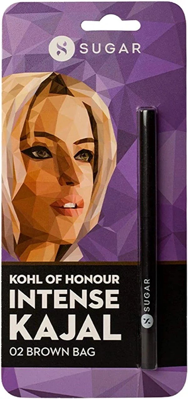 SUGAR Cosmetics- Kohl Of Honour - 02 Brown Bag (Brown Kajal) -