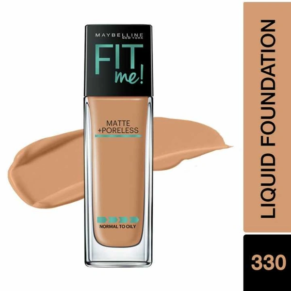 Maybelline New York Fit Me Matte+Poreless Liquid Foundation,330