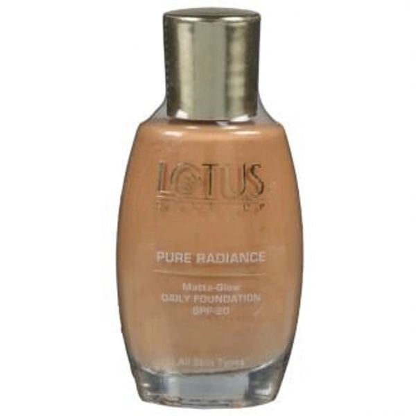 Lotus Make-up Pure Radiance Matte Glow Daily Foundation Spf 20 350 Fresh Ivory 30 ml