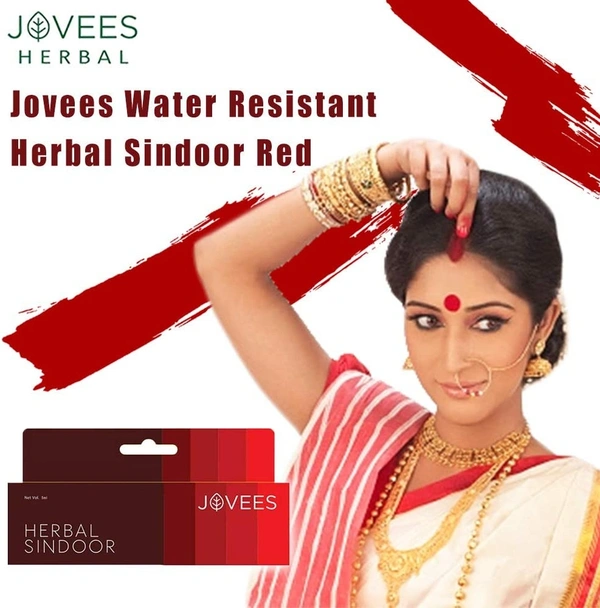 Jovees Water Resistant Herbal Sindoor Meroon 5 ML