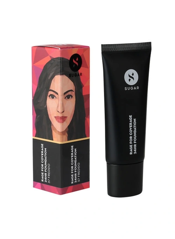 SUGAR Rage For Coverage 24hr Foundation - 37 Freddo (25ml)