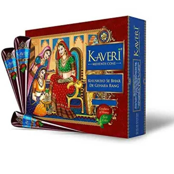Kaveri mehandi Cone Kaveri Mehandi Cone Box 12pc