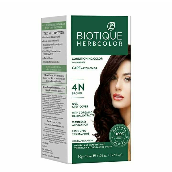 Biotique Color 4N Brown, 50 g