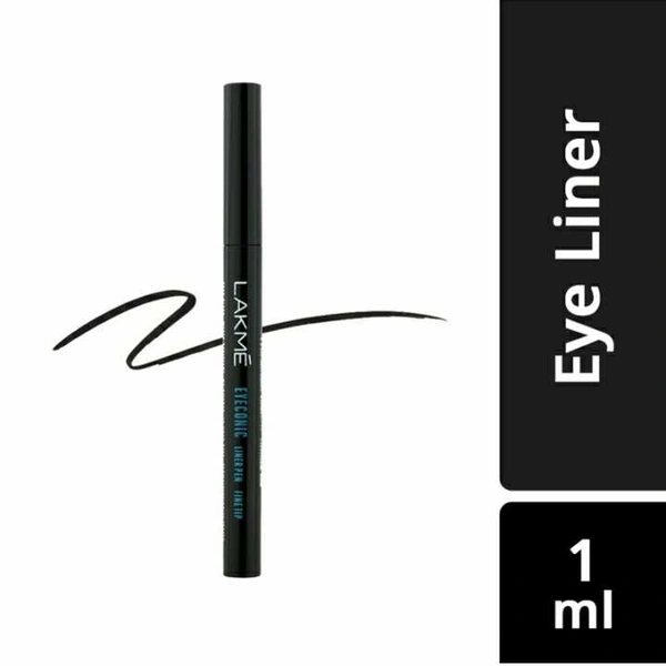 Lakmé Eyeconic Eye Liner Pen Fine Tip, Water Resistant, Long Stay, 7 ml
