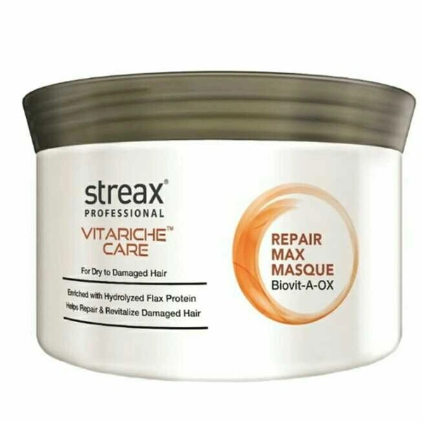 Streax Professional Vitariche Care Repair Max Masque Biovit-A-OX, 500gm