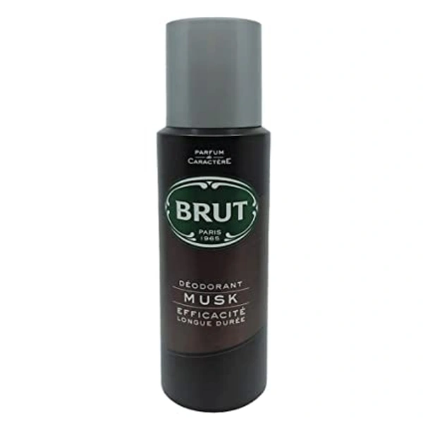 Brut Deodorant Spray for Men, Musk, 200 ml