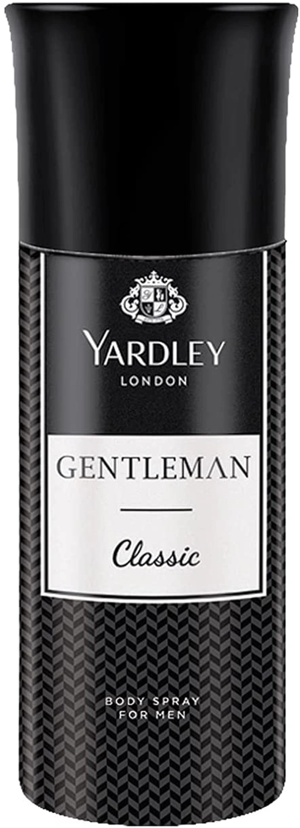 Yardley London Gentleman Classic Deo Body Spray for Men, 150ml