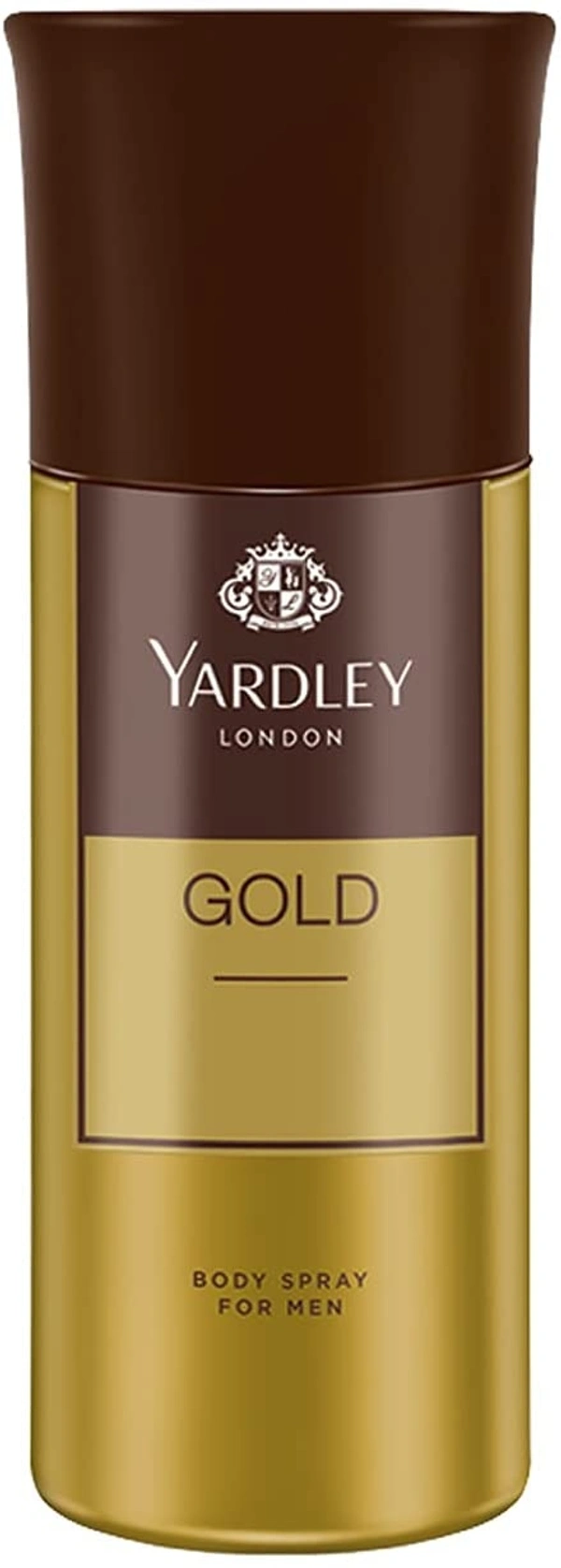 Yardley London Gold Deo Body Spray for Men, 150ml