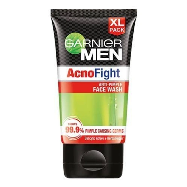 Garnier Acno Fight Face Wash 150ml  Garnier Men Acno Fight Anti-Pimple Face wash, 150ml 