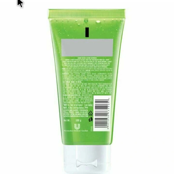 Lakme Kiwi  Face Wash,100gm Lakme Blush & Glow Kiwi Freshness Gel Face Wash,50g