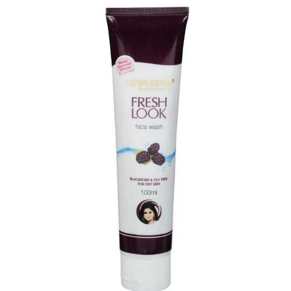 Keya Seth Blackberry & Tea tree Face Wash  Keya Seth Aromatherapy, Fresh Look Blackberry & Tea tree Face Wash –100ml 