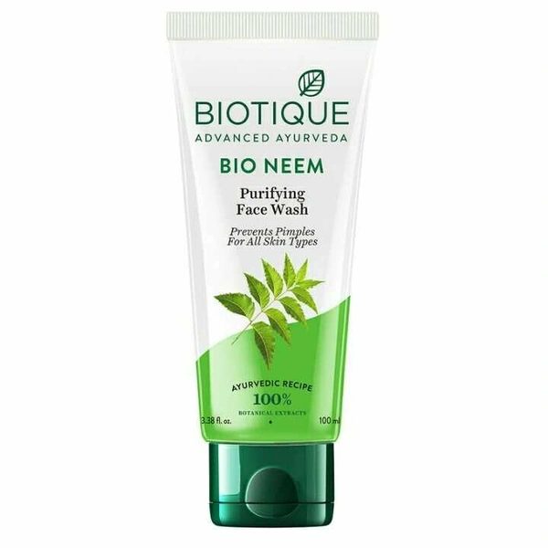 Biotique Bio Neem Purifying Face Wash 100ml 
