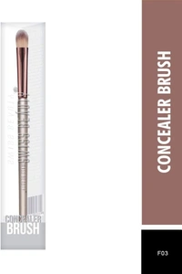 Swiss Beauty Powder Brush Concealer Brush, Silver