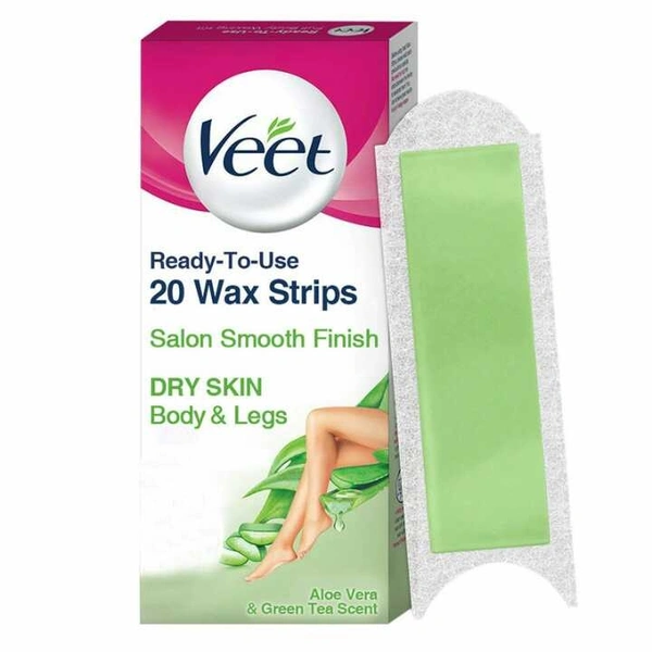 Veet Full Body Waxing Kit - dry skin 20strips