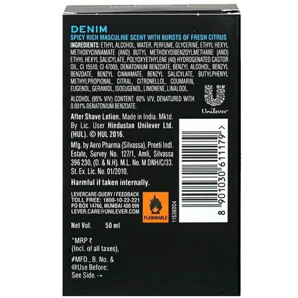 Axe signature Denim Aftershave Lotion , 50ml