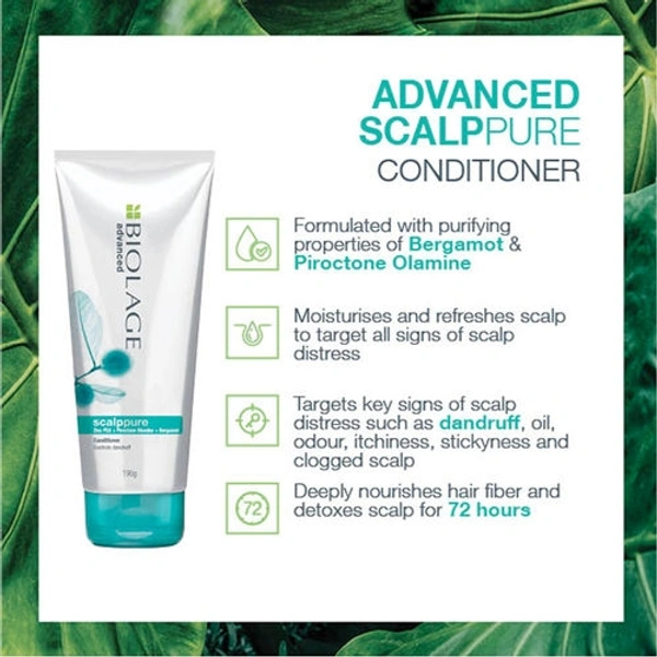 Matrix Biolage Advanced Scalppure Complete Solution Conditioner For Scalp & Hair (196gm)