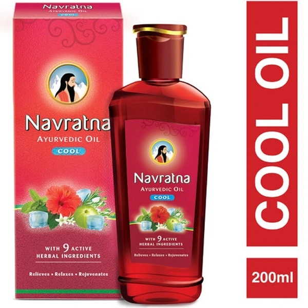 Navratna Ayurvedic Cool Oil (200ml)