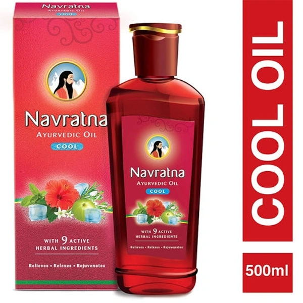 Navratna Ayurvedic Cool Oil (500ml)