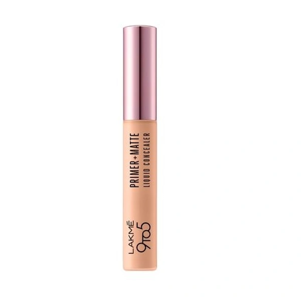 Lakme 9to5 Primer + Matte Liquid Concealer - 10 Ivory